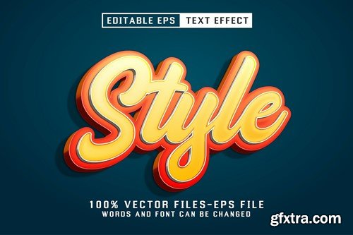 Style 3d Editable Text Effect R7CQ844