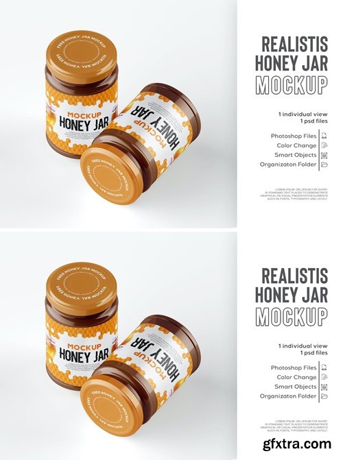 Honey Bottle Mockup H3M8H4Q