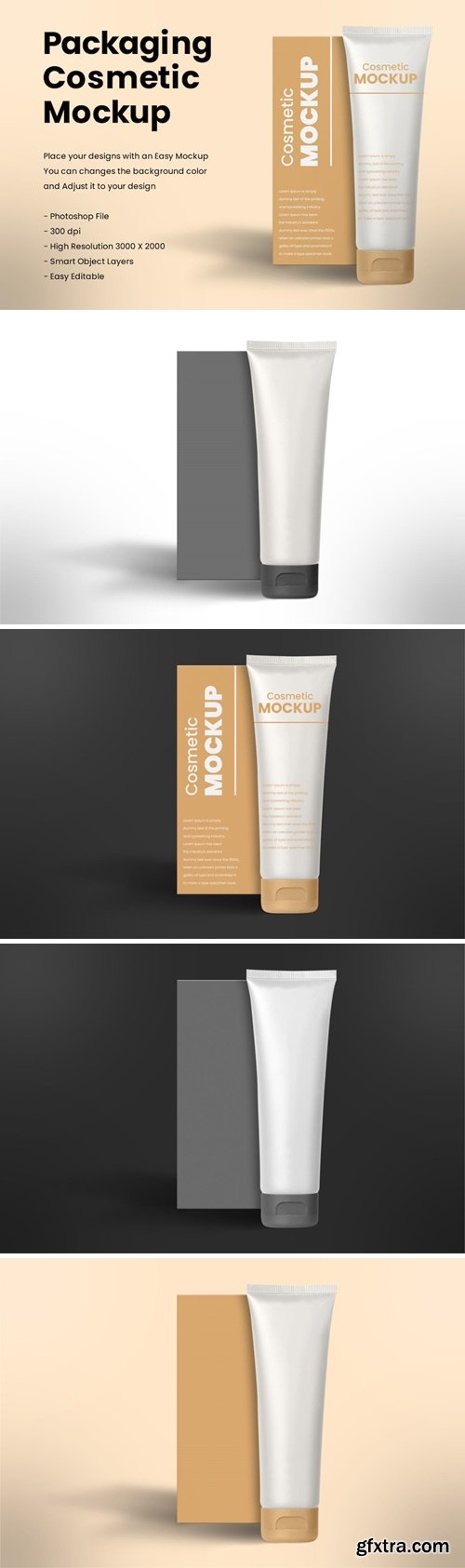 Cosmetic Product Packaging Mockup EM2CECS