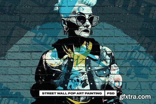 Street Wall Pop Art Painting ZH7KGZF