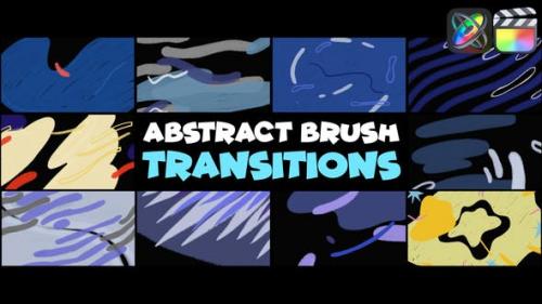 Videohive - Abstract Brush Transitions | FCPX - 46583014