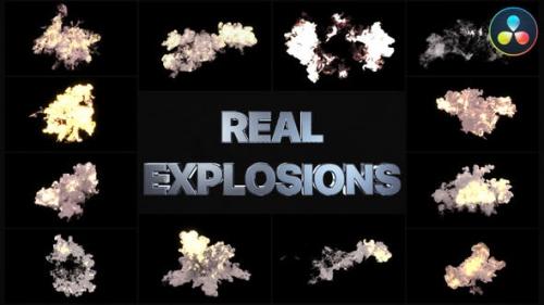 Videohive - Real Explosions for DaVinci Resolve - 46665299