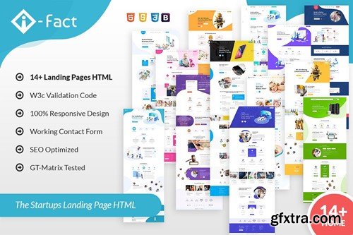 i-Fact Landing Page HTML Template NYLEZK3