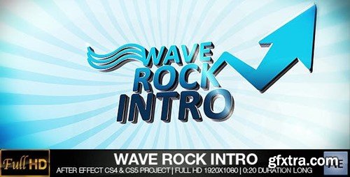 Videohive Wave Rock Intro CS4 460036