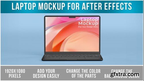 Videohive Laptop Mockup After Effects 46852020