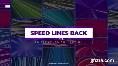 Videohive Speed Lines Backgrounds 46889740