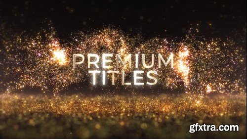 Videohive Luxury Glowing Gold Titles 46766811