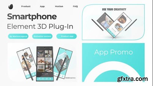 Videohive 3D App Promo Professional Element 3D 46955006