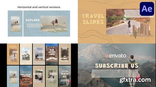 Videohive Cartoon Travel Slideshow for After Effects 46923321
