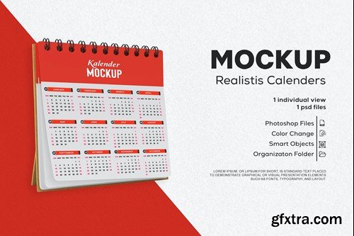 Calendar Mockup 4SXXR8W