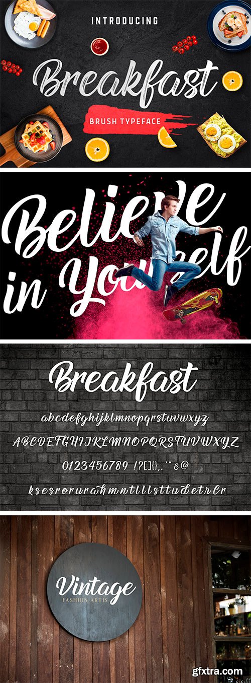 Breakfast Script Font
