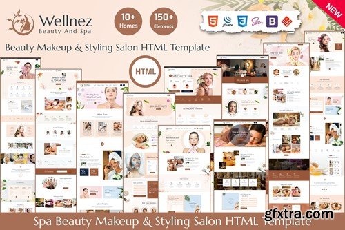 Wellnez - Spa Beauty Wellness Salon HTML Template RRYZ4S2