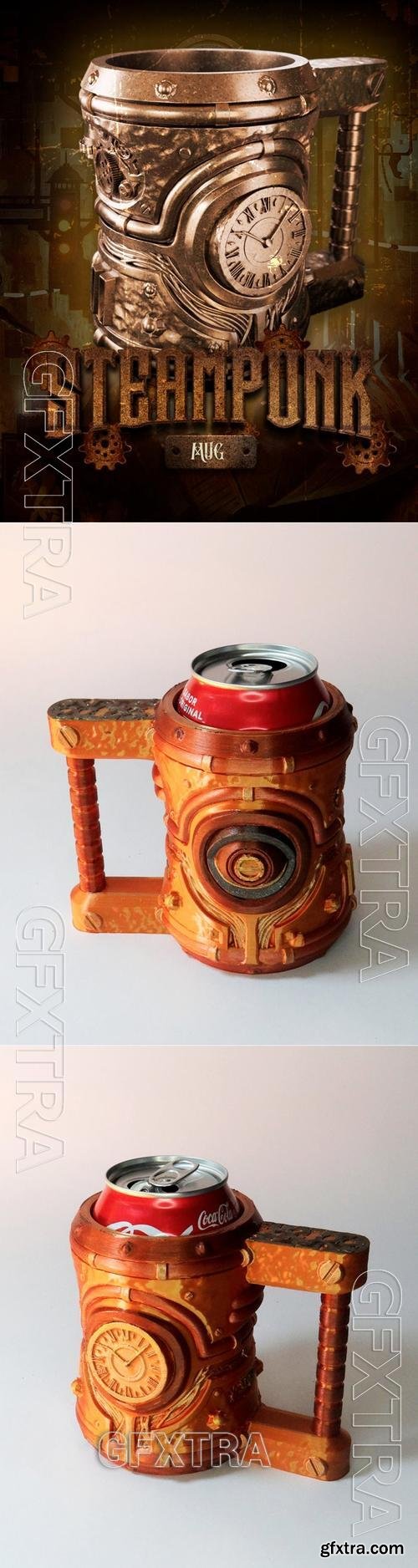 Steampunk Mug – 3D Print Model