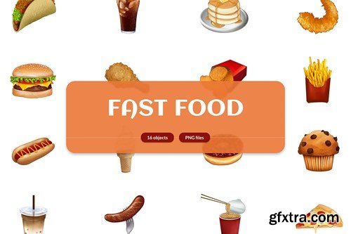 Fast Food Watercolor Y9YR43R
