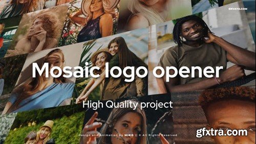 Videohive Mosaic Logo Opener 46925833