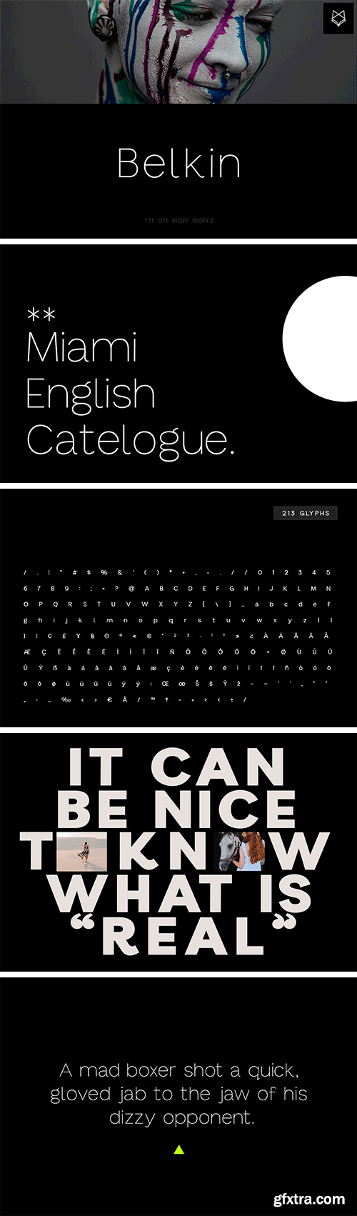 Belkin Display Typeface