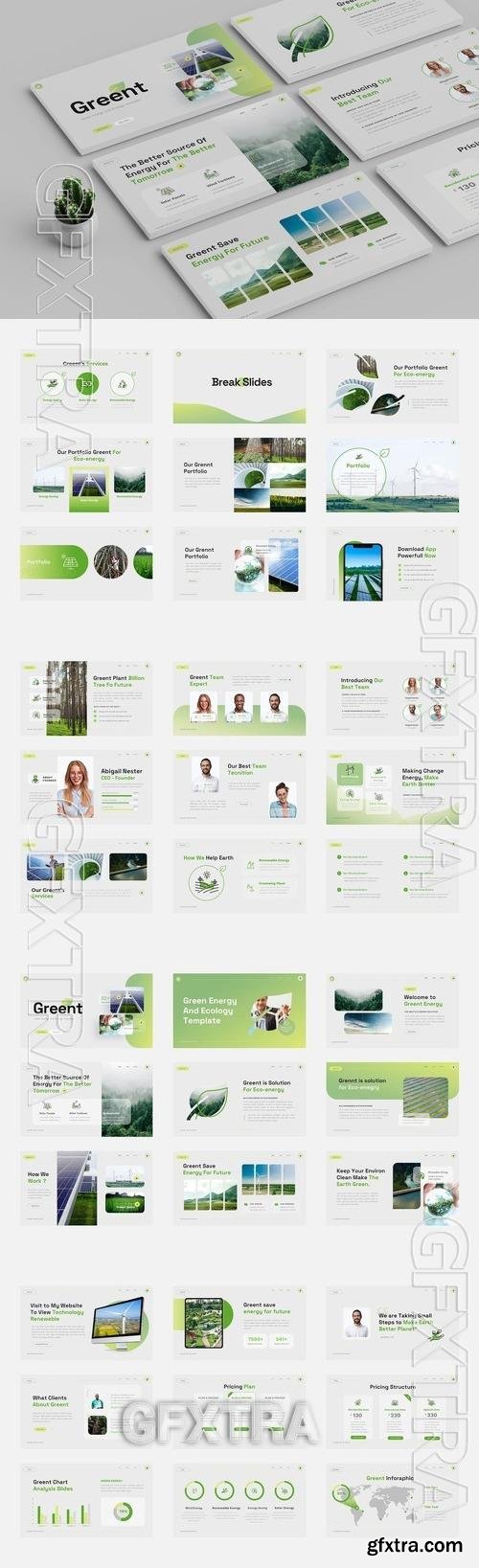 Green Energy and Ecology Powerpoint Template L9JVS54