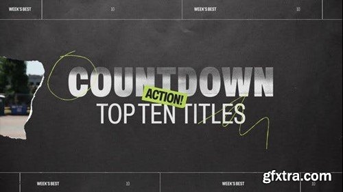 Videohive Torn Paper Countdown - Top 10 Titles 47006324