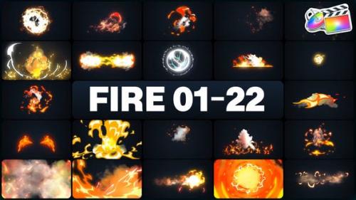 Videohive - Advanced Fire Elements for FCPX - 46836065