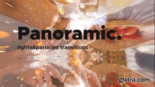 Videohive Lights & Particles Panoramic Transitions Vol. 03 47054557