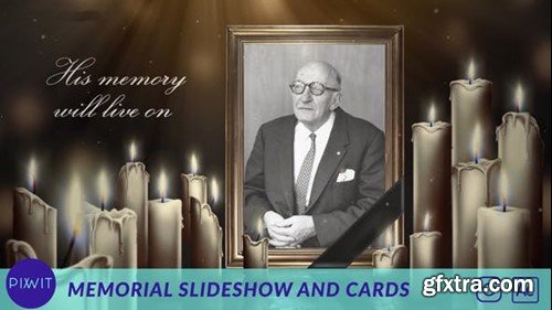 Videohive Memorial Slideshow and Cards 47021228