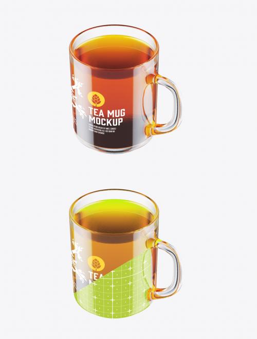 Glass Tea Mug 586519255