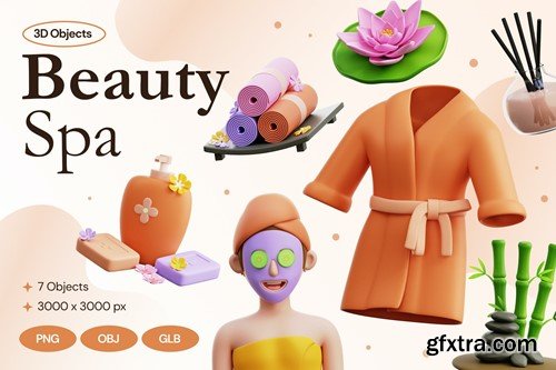 Beauty Spa 3D Illustrations BSGN8VU