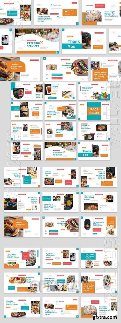 Catering Service PowerPoint, Keynote and Google Slides Template