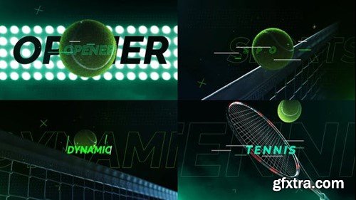 Videohive Tennis Logo Opener 24247943
