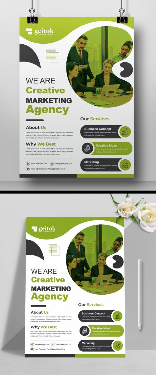Business Agency Flyer Design Template 581022946