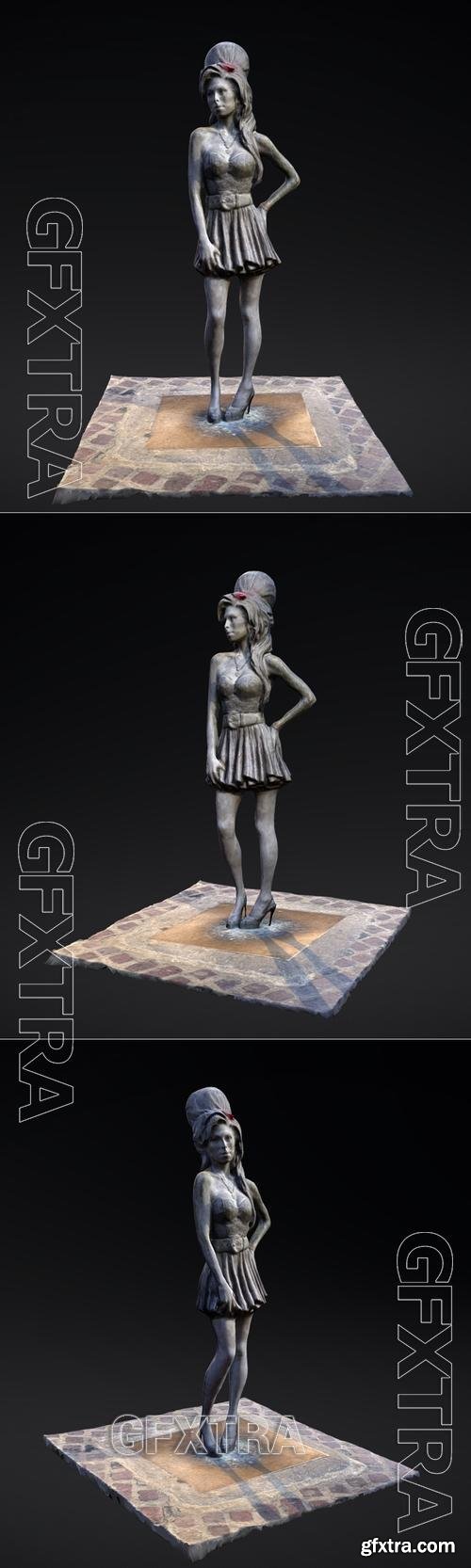 Amy Winehouse in Camden - London – 3D Print Model