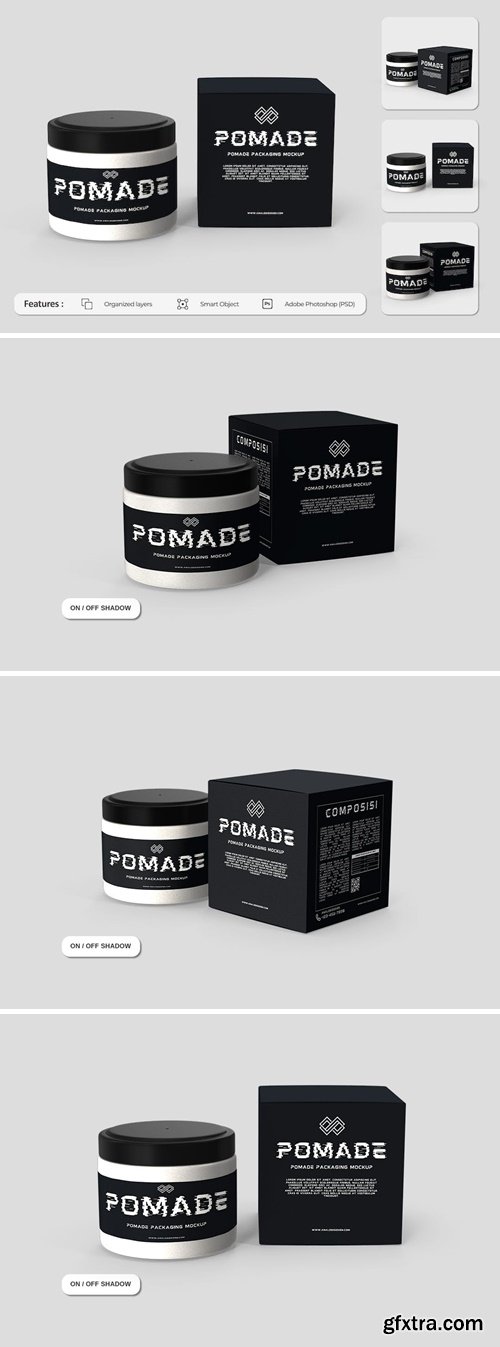 Pomade Packaging Mockup TND9TVF