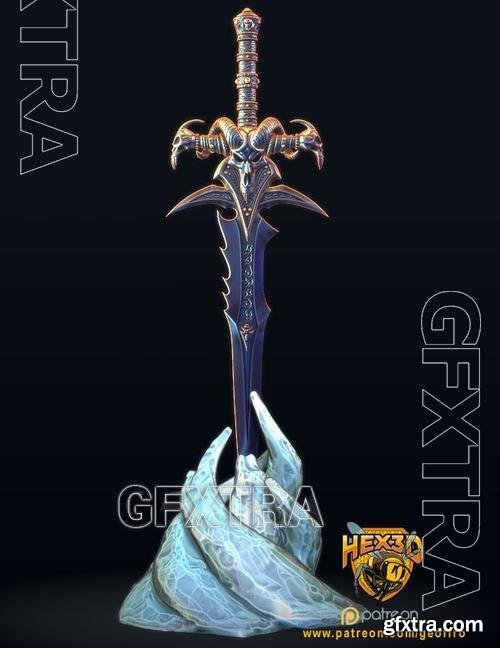Hex3D - Frostmourne Sword – 3D Print Model