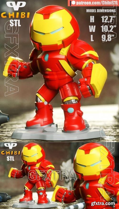 3DXM - Hulkbuster Chibi – 3D Print Model