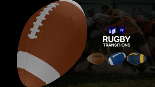 Videohive - Rugby Ball Transitions for Premiere Pro - 46951363