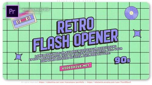 Videohive - Retro Flash Opener - 47122234