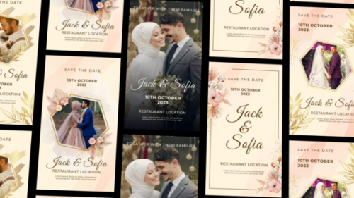 Videohive - Wedding Invitation Instagram Story and Reel | MOGRT - 47153296