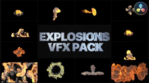Videohive - Explosions Pack | DaVinci Resolve - 47135801