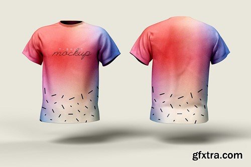 T-Shirt Mockup with Editable Background LXASGFG