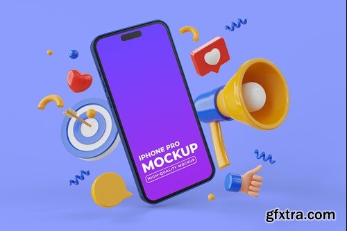 Iphone Mockup Digital Marketing Scene 84SUDPT