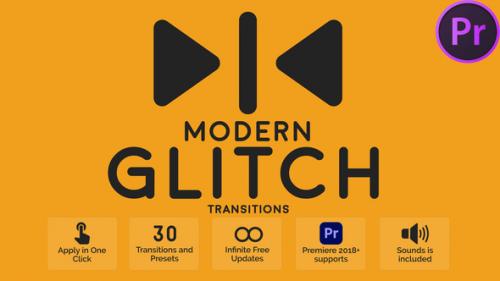 Videohive - Modern Glitch Transitions - 47183561