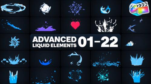 Videohive - Advanced Liquid Elements for FCPX - 47136803