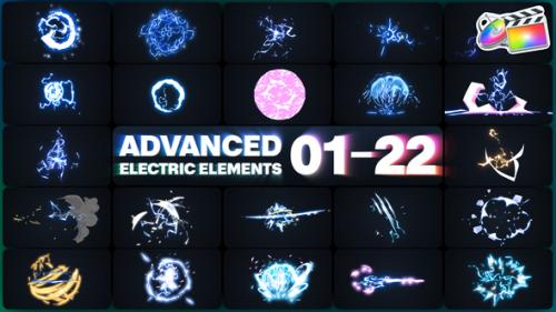 Videohive - Advanced Electric Elements for FCPX - 47137717