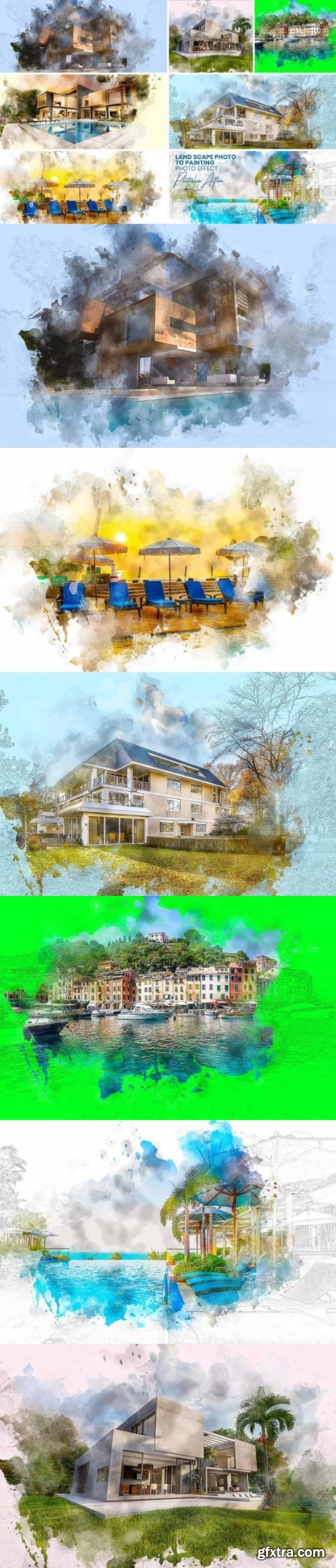 LandScape Photo to Painting Effect