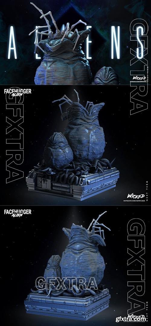 WICKED - Facehugger Statue – 3D Print Model