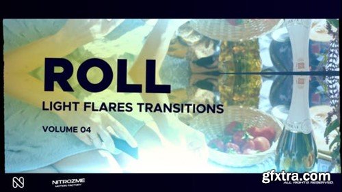 Videohive Light Flares Roll Transitions Vol. 04 47223929