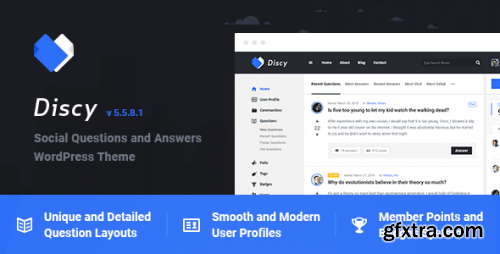 Themeforest - Discy - Social Questions and Answers WordPress Theme 19281265 v5.5.8 - Nulled