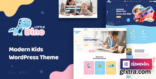 Themeforest - Littledino - Modern Kids WordPress Theme 24525614 v1.2.8 - Nulled