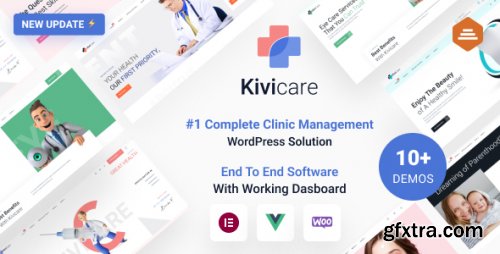 Themeforest - KiviCare 2.0 - Medical Clinic & Patient Management WordPress Solution 29201853 v2.2 - Nulled