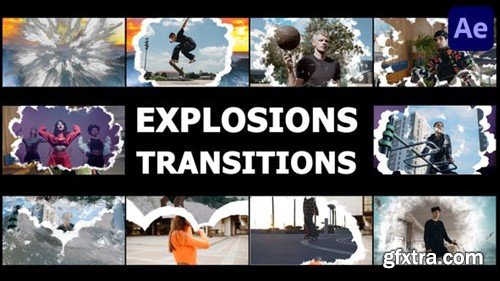 Videohive Realistic Explosions Transitions for After Effects 47190965